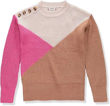 Amazon.com: Jolie & Joy Girls Pullover Long Sleeve Crewneck